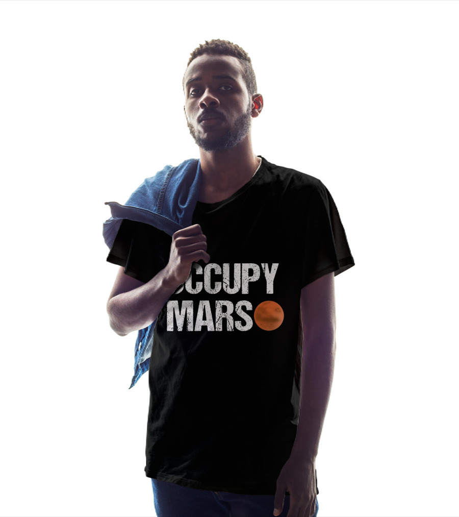 Occupy Mars Red Planet Concept T-Shirt