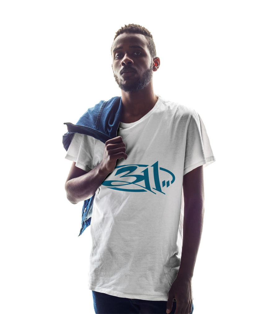 311 Band Logo Iconic Teal Oval T-Shirt