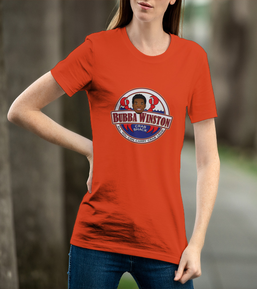 Bubba Winston Crab Shack All You Can Carry Crab Legs T-Shirt