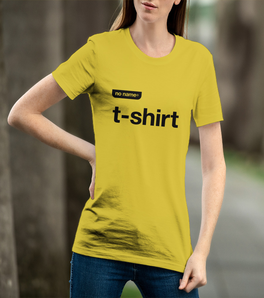 No Name T-Shirt Label Minimalist T-Shirt