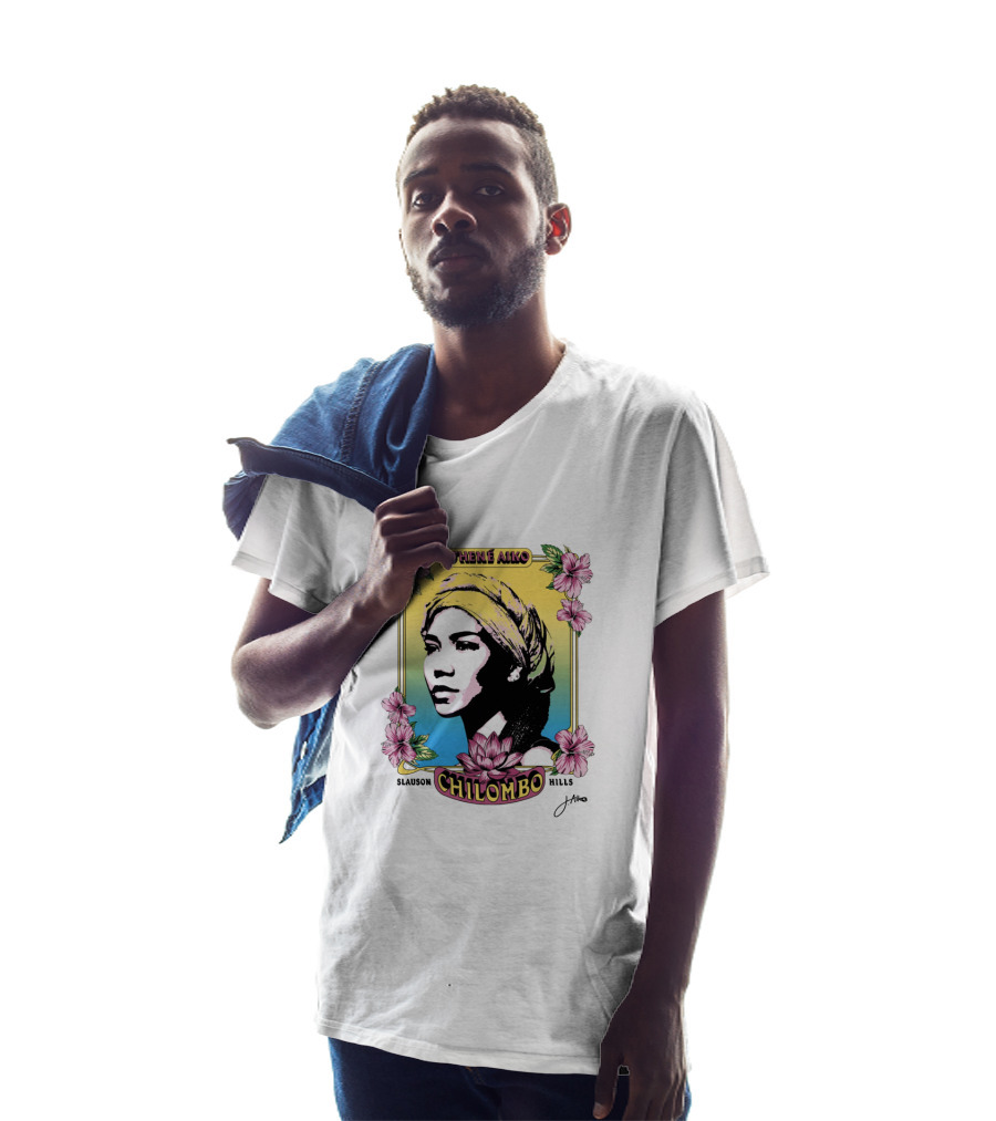 Jhené Aiko Chilombo Slauson Hills Floral T-Shirt