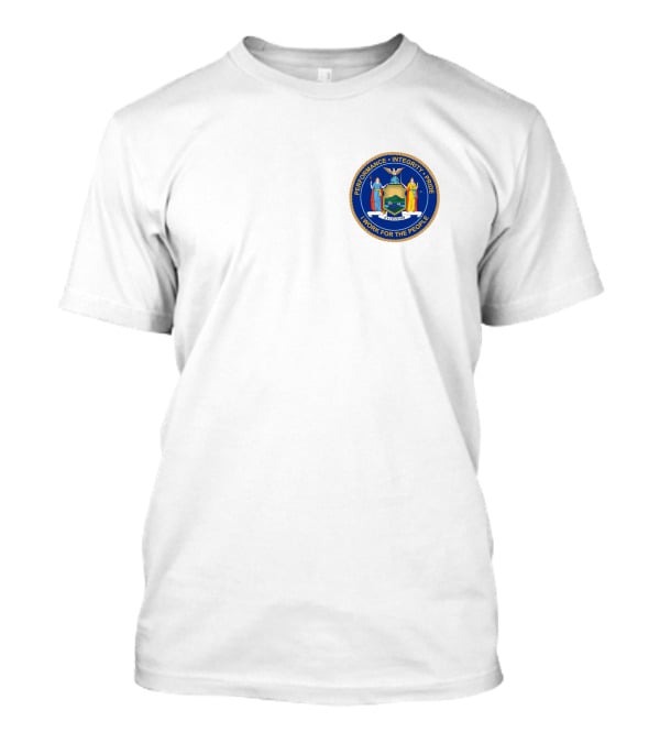 Performance Integrity Pride I Work For The People Andrew Cuomo White T-Shirt