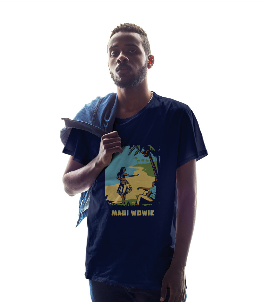 Maui Wowie Hula Beach Scene T-Shirt