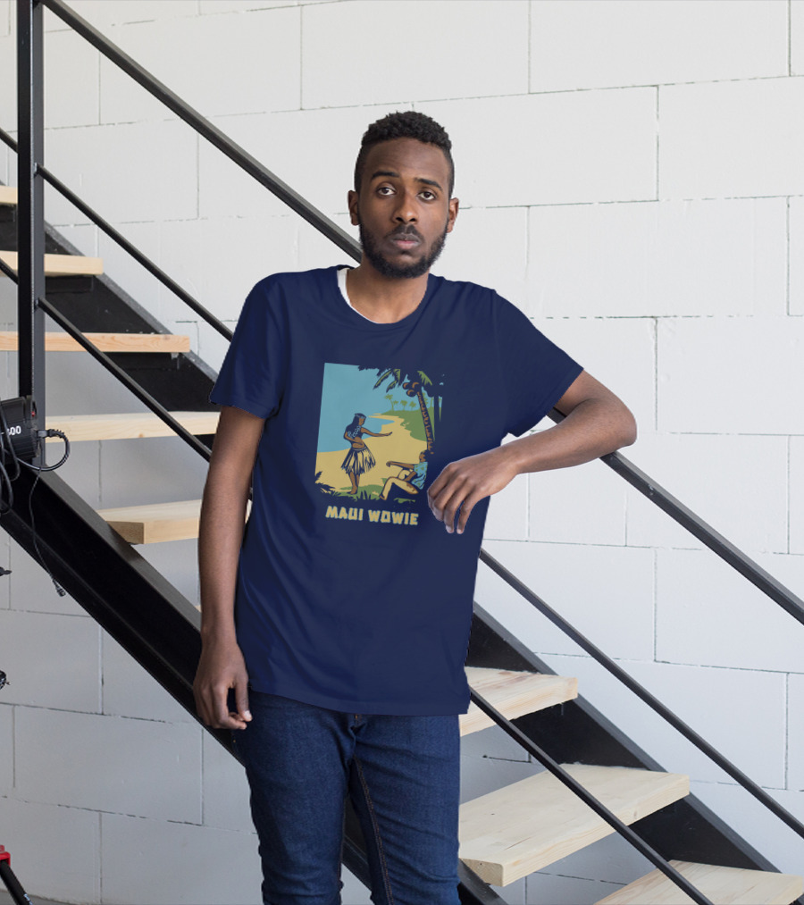 Maui Wowie Hula Beach Scene T-Shirt