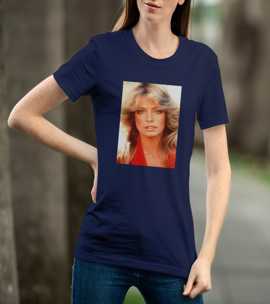 Farrah Fawcett Iconic Red 1970s T-Shirt
