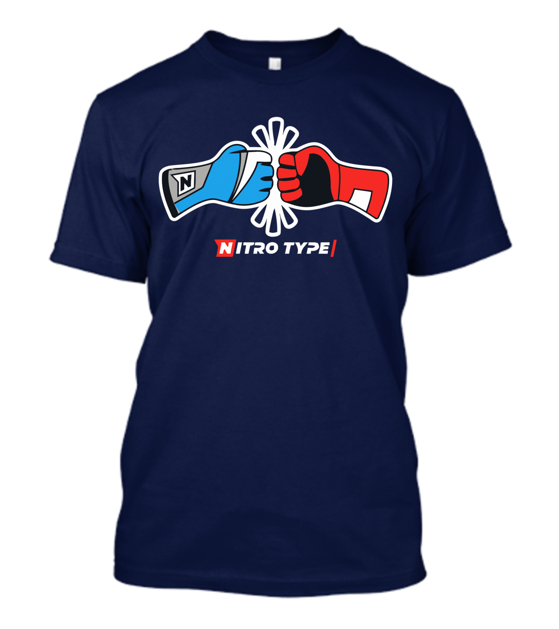 NITRO TYPE Fist Bump Racing Gloves T-Shirt