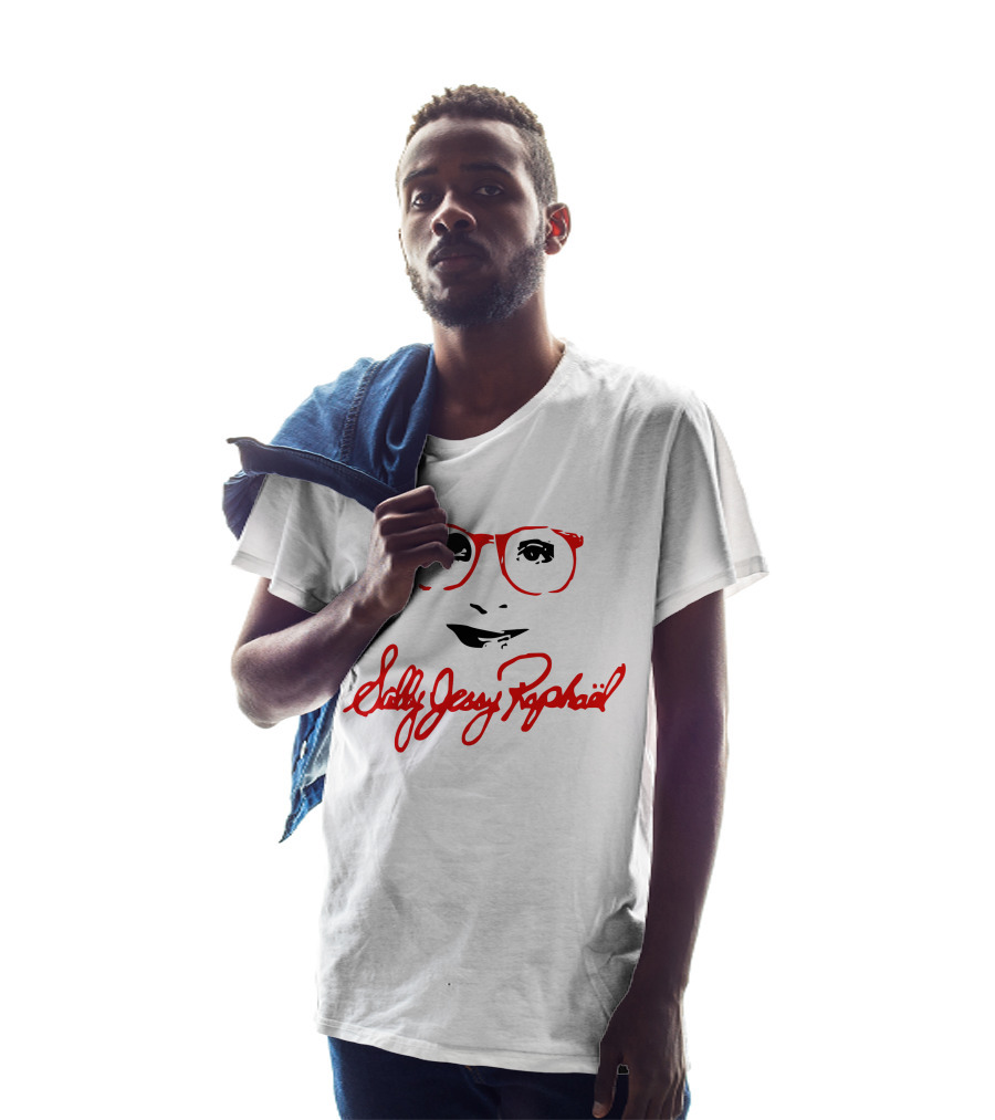 Sally Jessy Raphael Not SJP Glasses Face Text T-Shirt