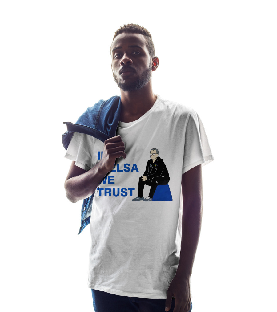 IN BIELSA WE TRUST Sitting Coach Iconic Football Manager T-Shirt