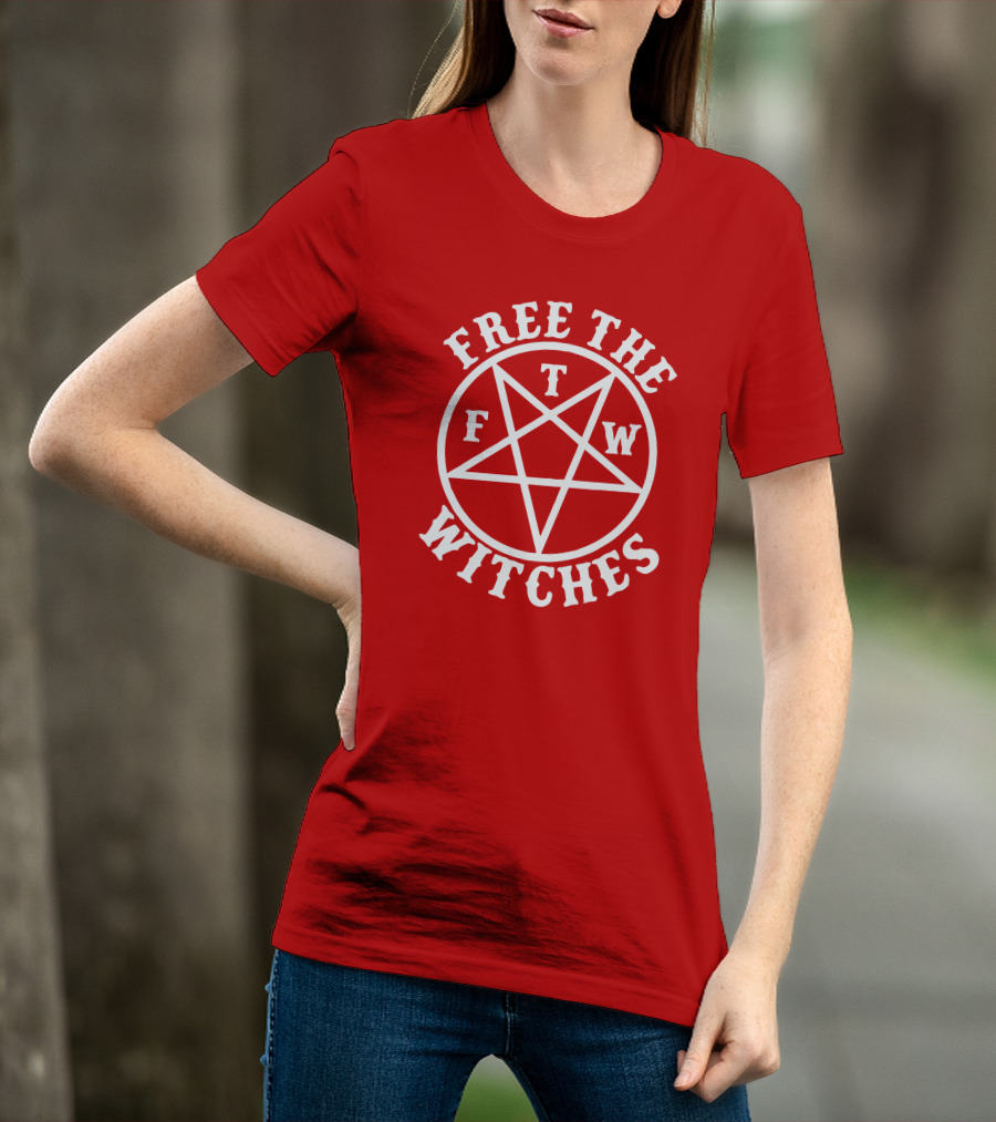Free The FTM Witches Pentagram T-Shirt