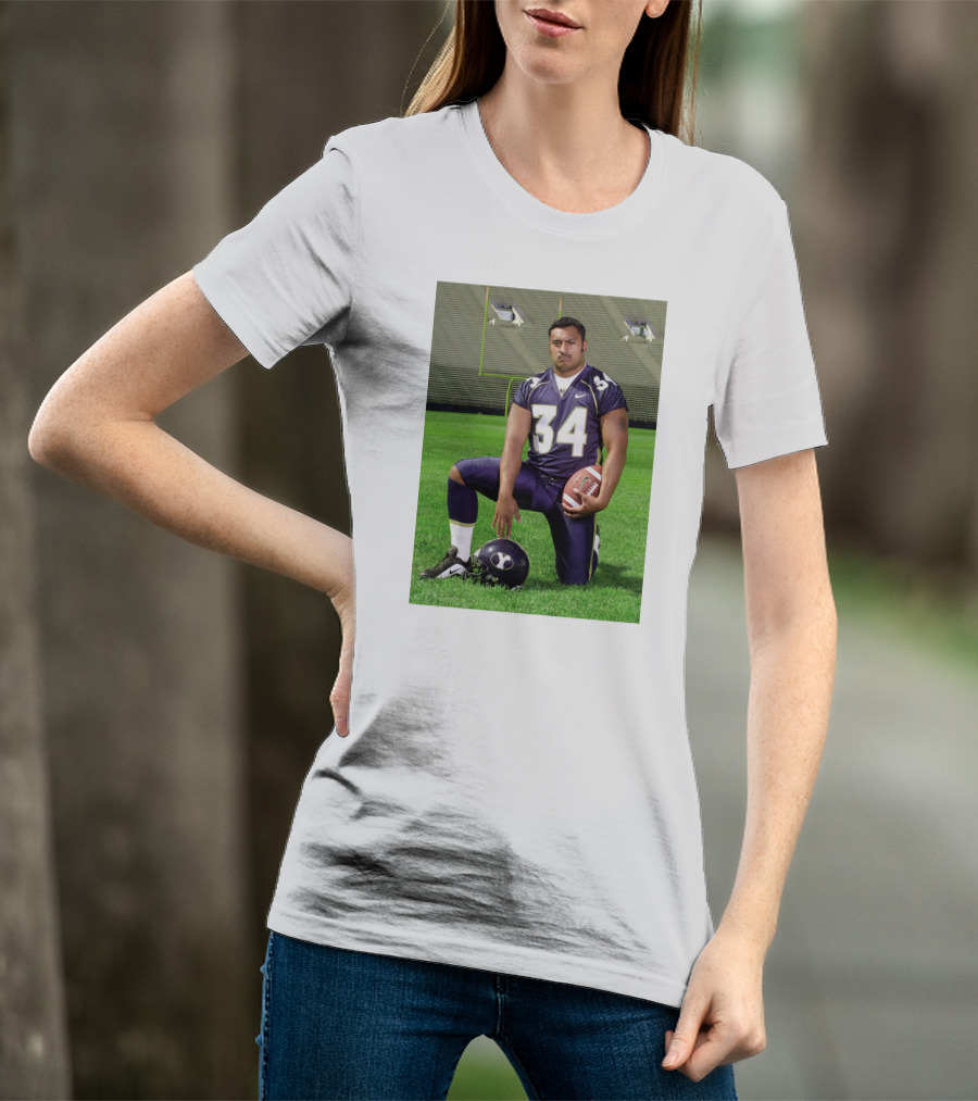 Lane Lunt Kalani BYU Football 34 T-Shirt