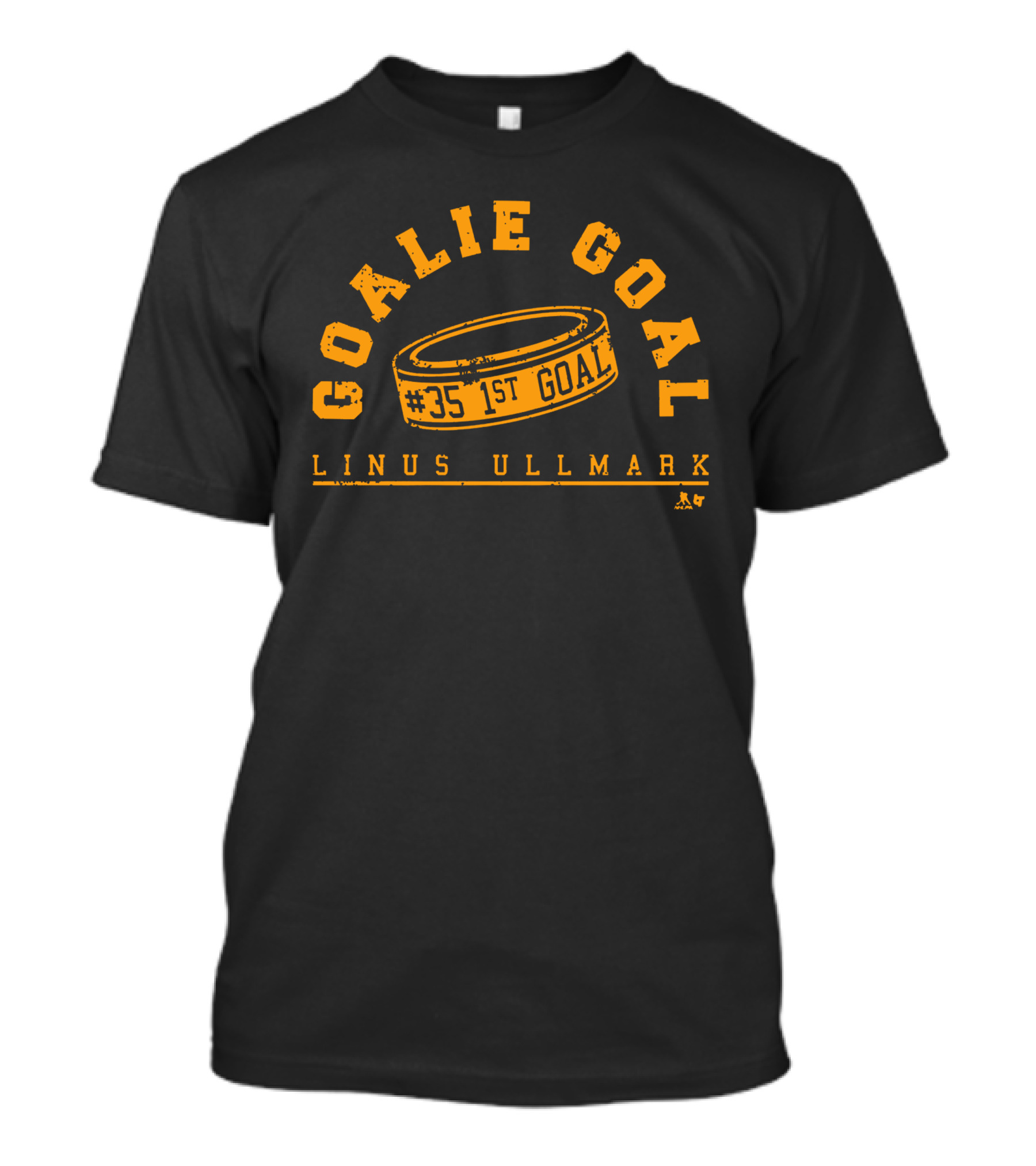 Linus Ullmark Goalie Goal #35 1st Goal T-Shirt