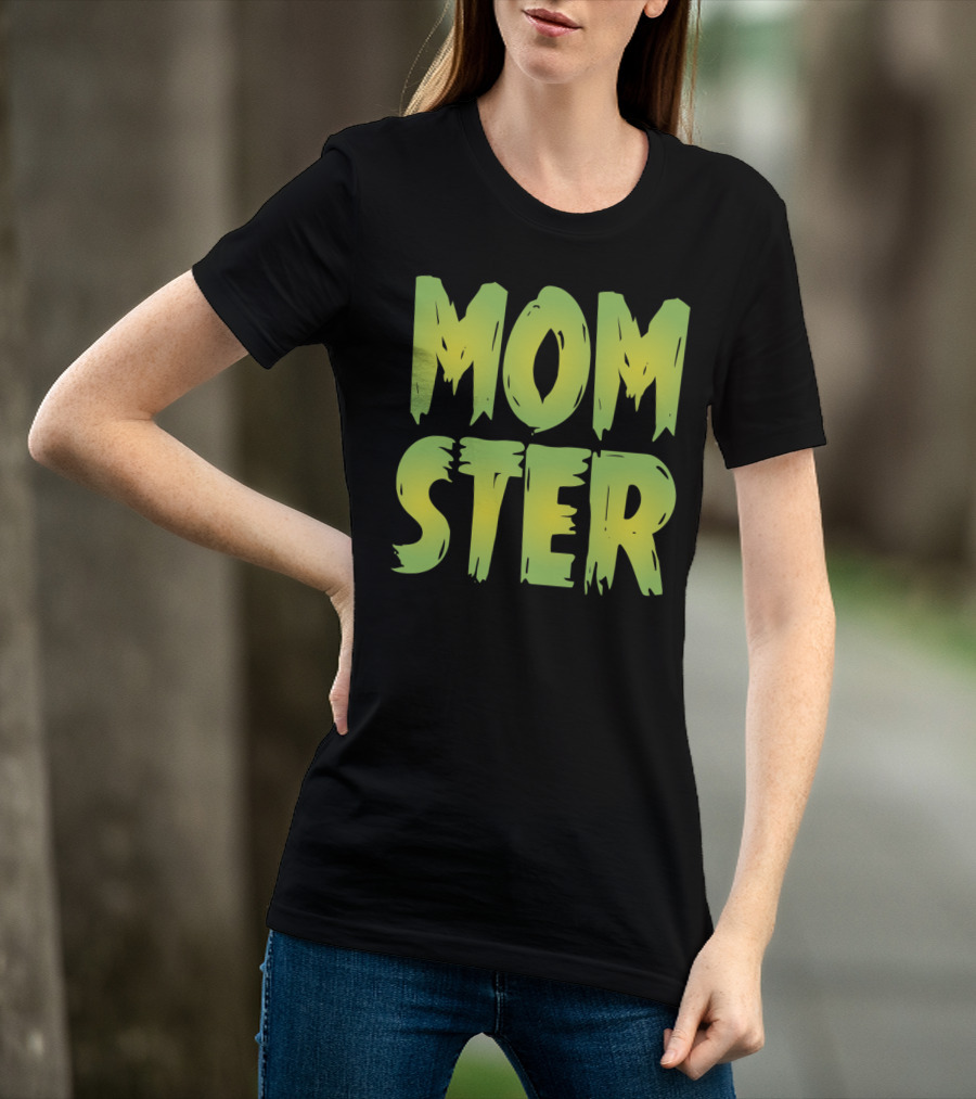 MOM-STER Green Halloween Relaxed Fit Costume T-Shirt
