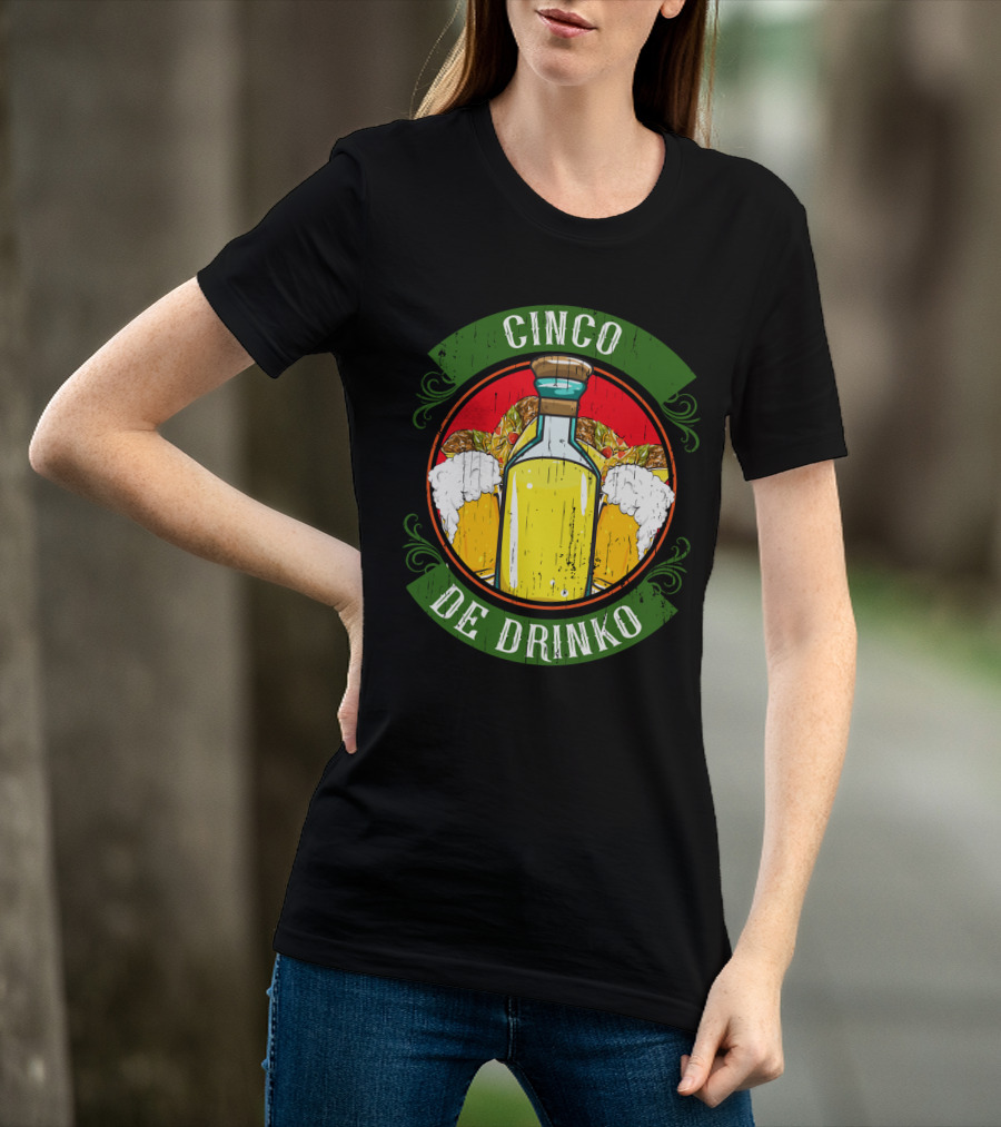 Cinco De Drinko Tequila And Beer T-Shirt