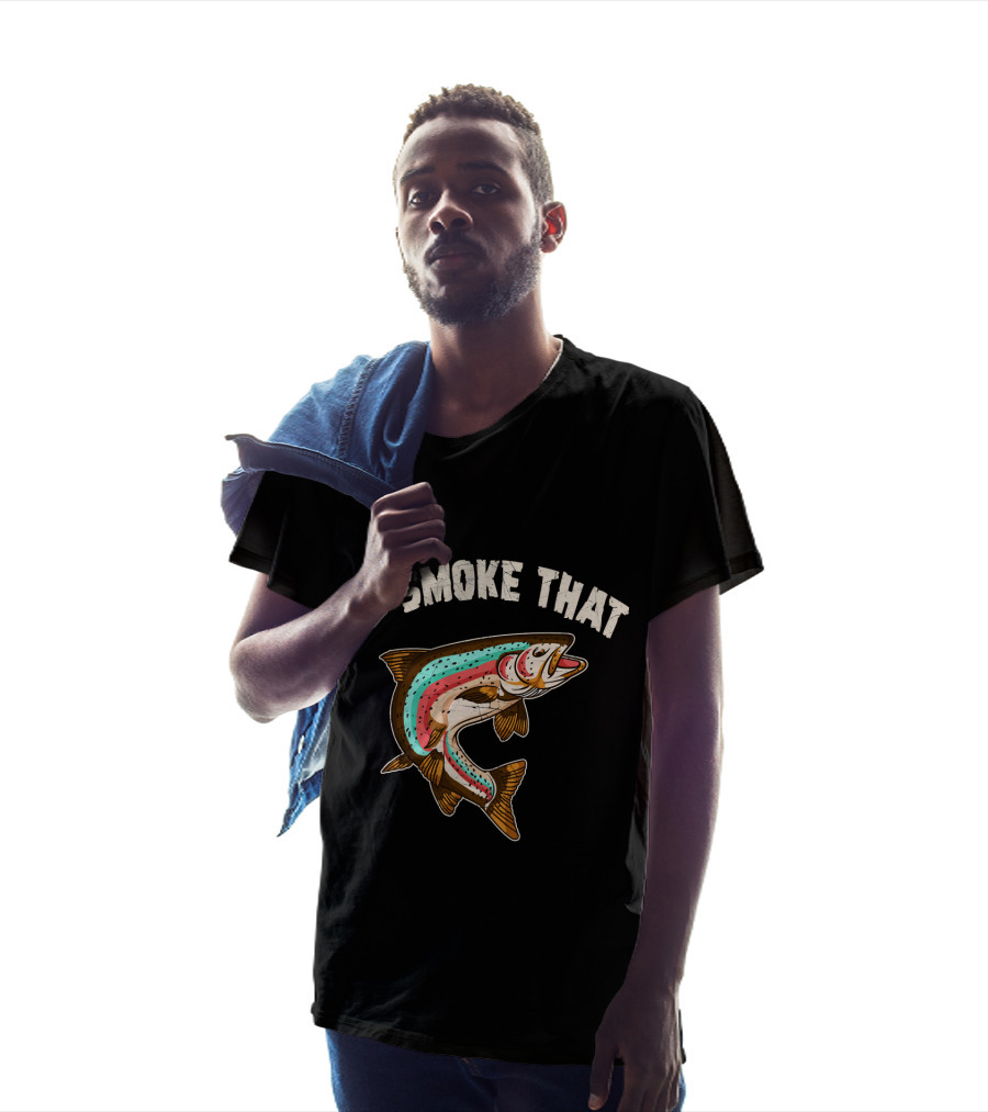 I'd Smoke That Salmon Fishing BBQ T-Shirt