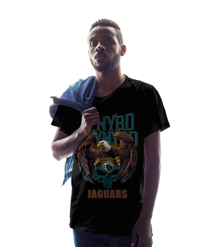 Lynyrd Skynyrd Jaguars Eagle Skull T-Shirt