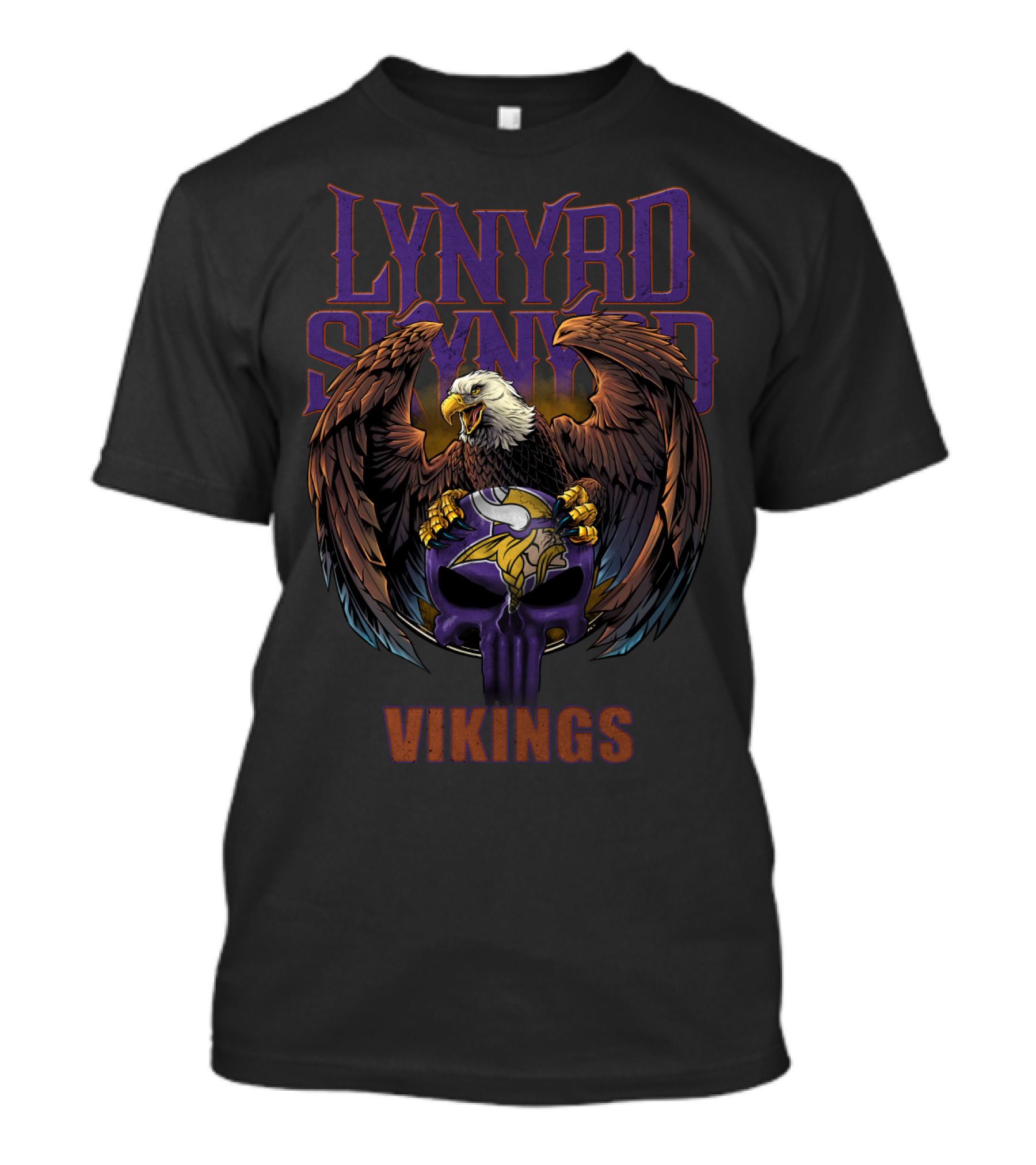 Lynyrd Skynyrd Vikings Eagle Minnesota T-Shirt