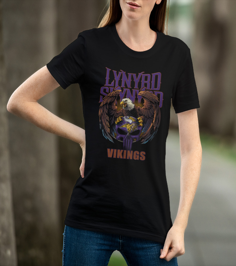 Lynyrd Skynyrd Vikings Eagle Minnesota T-Shirt