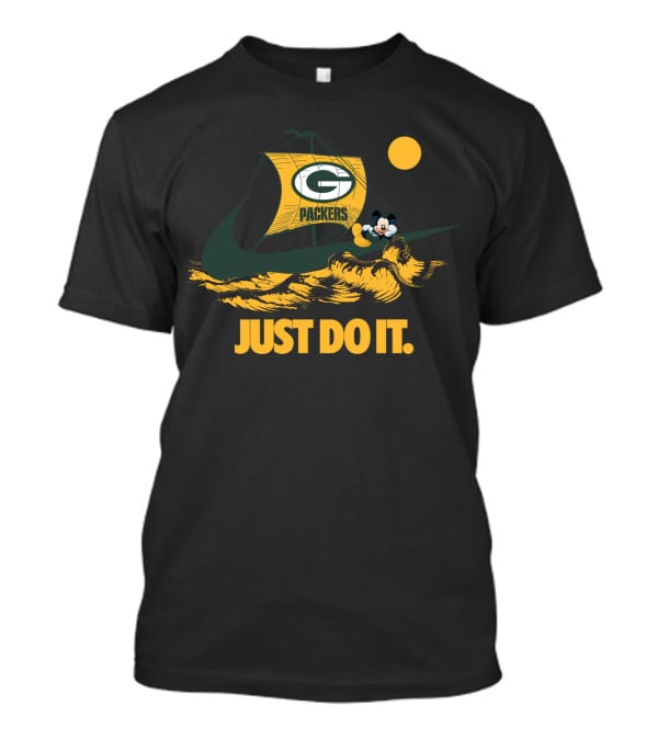 Just Do It Green Bay Packers Nike T-Shirt