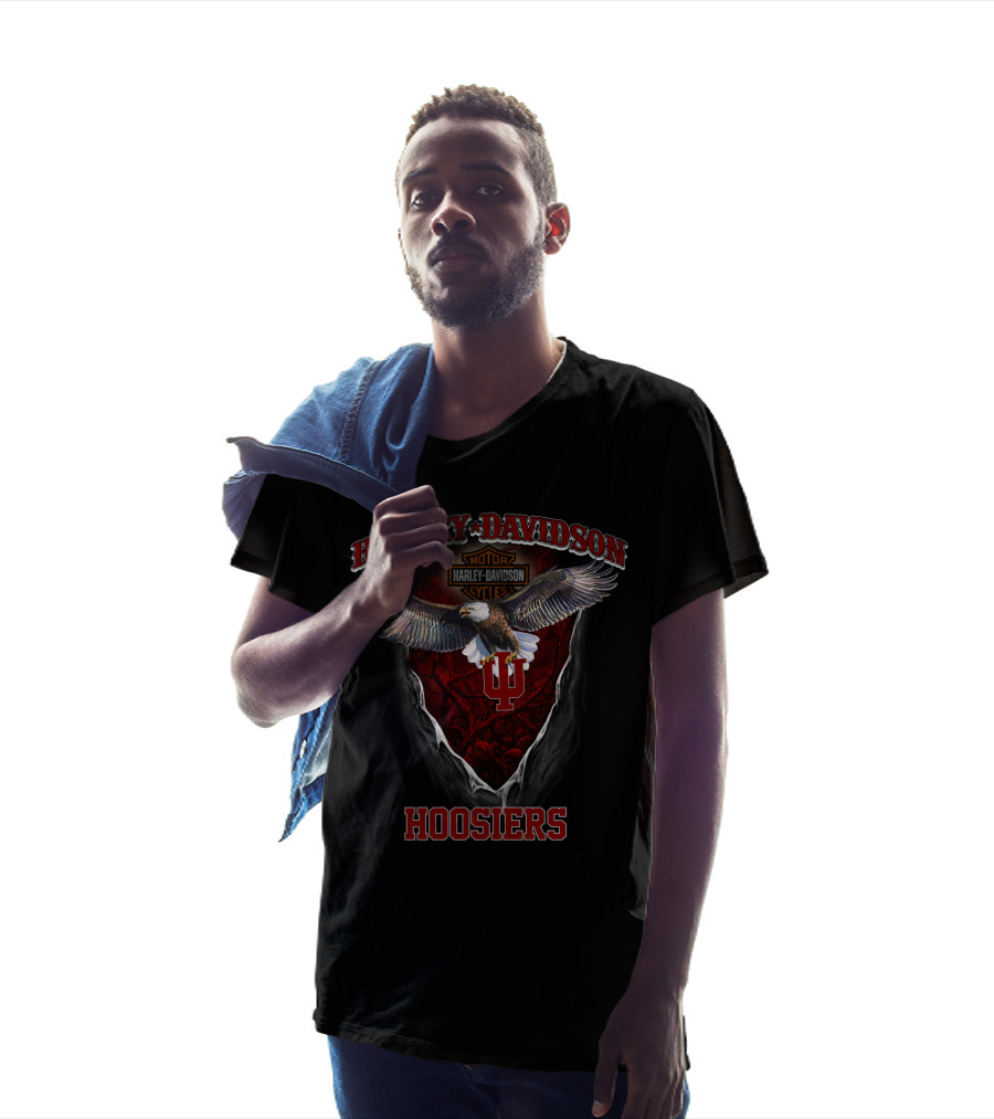 Harley Davidson Indiana Hoosiers Eagle T-Shirt