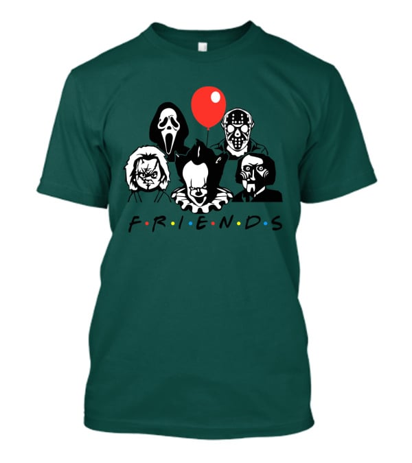 Friends Characters Horror Icons Balloon T-Shirt