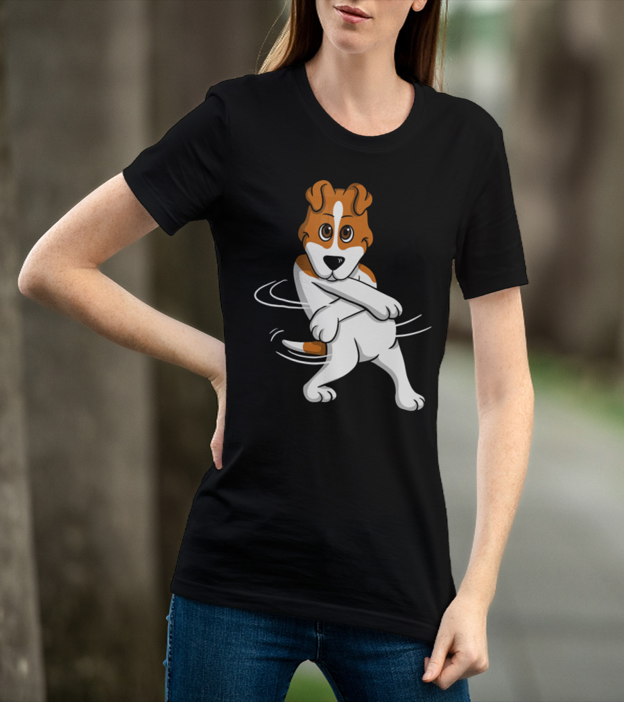 Jack Russell Terrier Dance Move Spin Trend T-Shirt