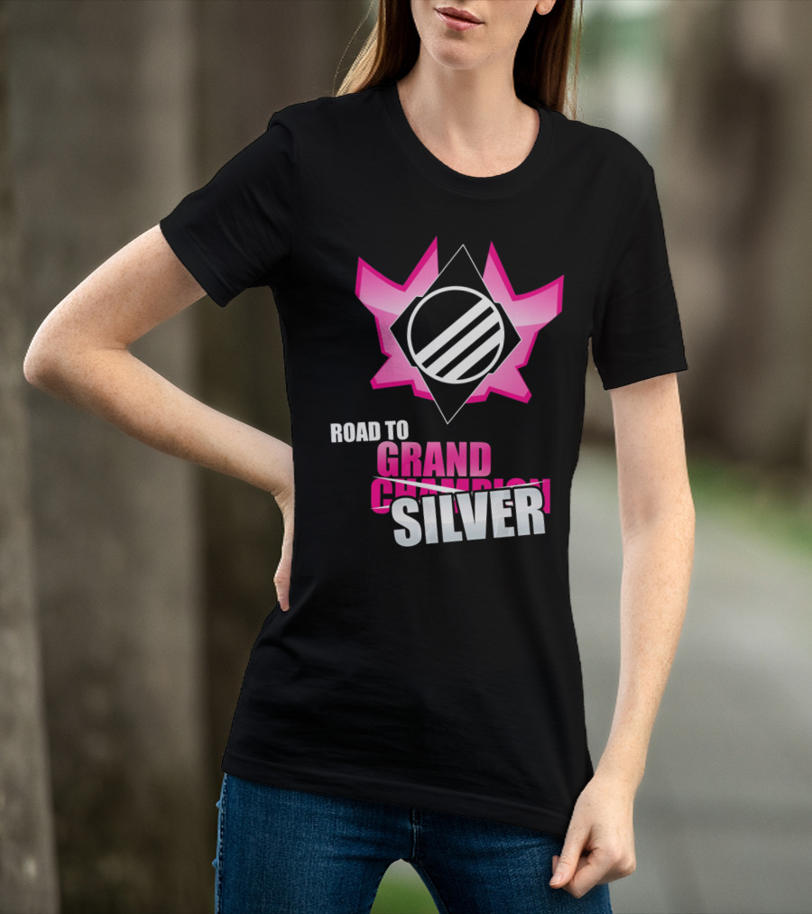 Road To Silver With Grand Champion Logo Rocket Ga T-Shirt