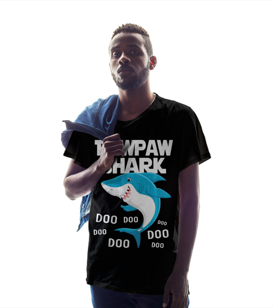 Pawpaw Shark Doo Doo Doo Grandpa Song T-Shirt