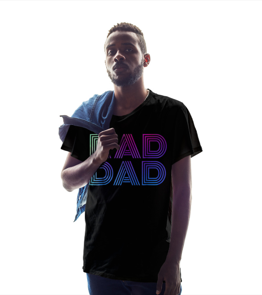 Rad Dad 1980s Mens T-Shirt