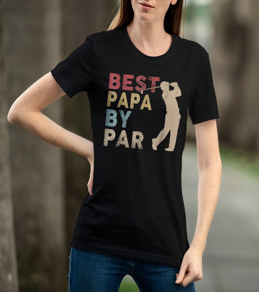 Best Papa By Par Golf T-Shirt