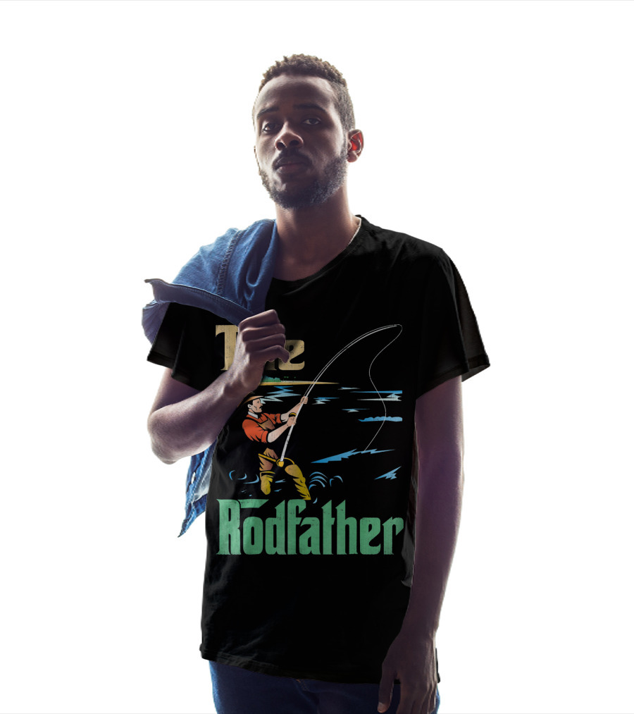 The Rodfather Fishing Fisherman T-Shirt