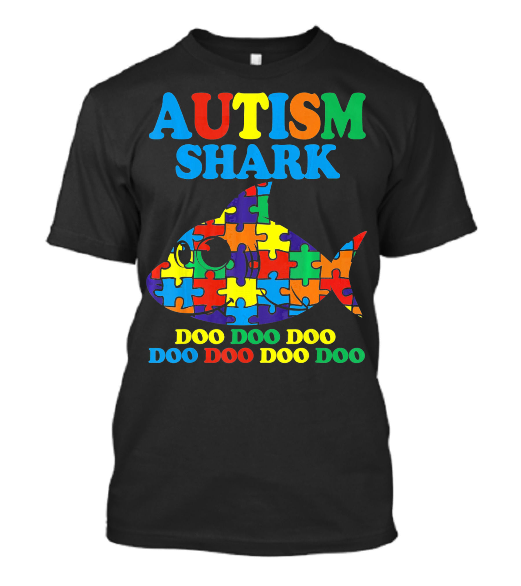 Autism Shark Doo Doo Doo Doo Doo Doo T-Shirt