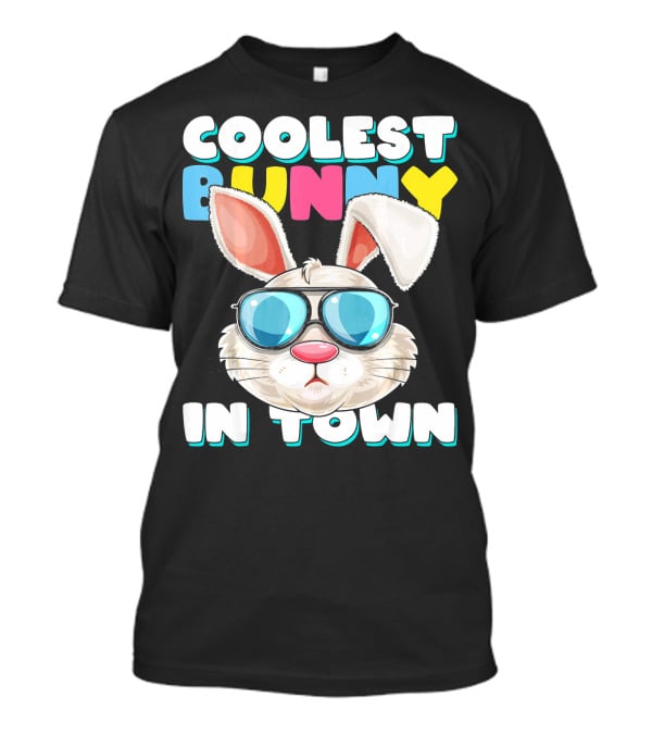 Coolest Bunny In Town Easter Bunny Costume T-Shirt