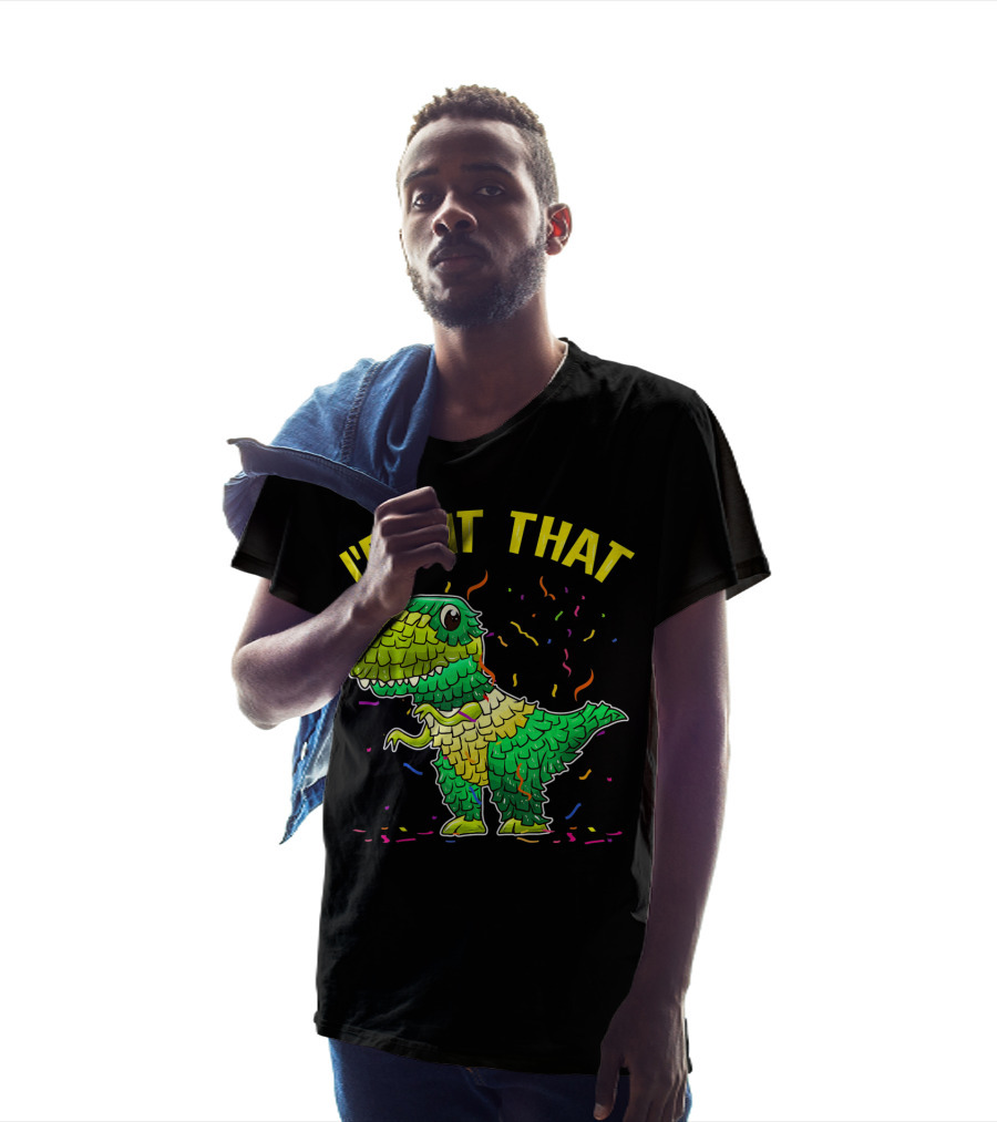 I'D HIT THAT Dinosaur Pinata Confetti T-Shirt