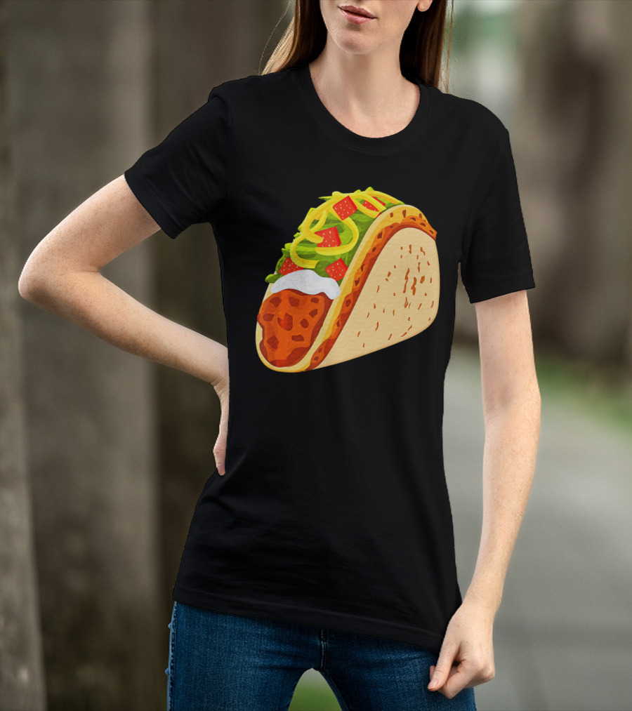 Yummy Taco Funny Mexican Food Lover Cinco T-Shirt