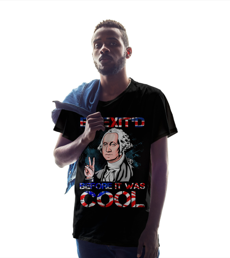 BREXIT'D Before It Was Cool George Washington Peace Sign T-Shirt