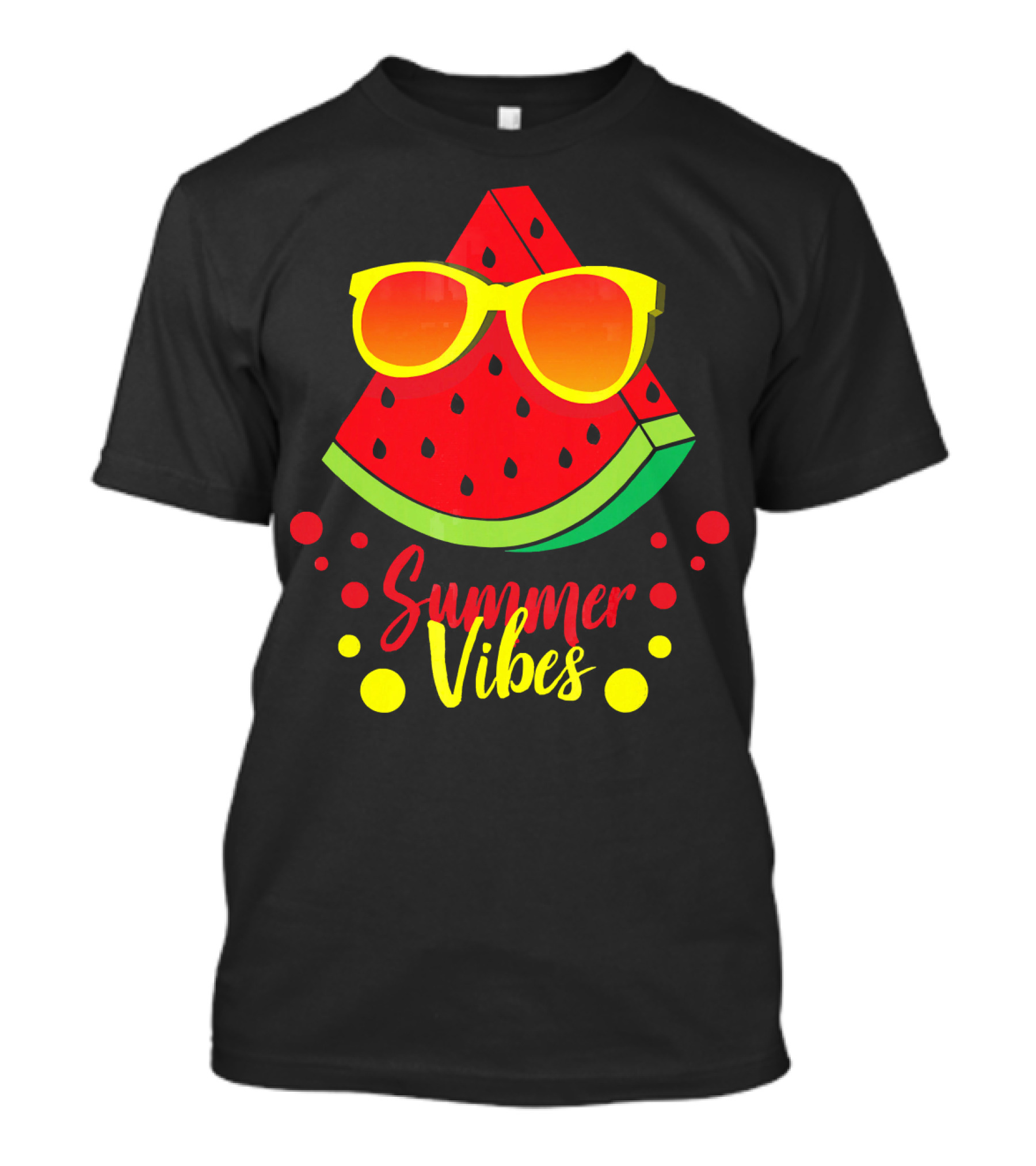 Summer Vibes Watermelon Sunglasses Fruit Lovers T-Shirt