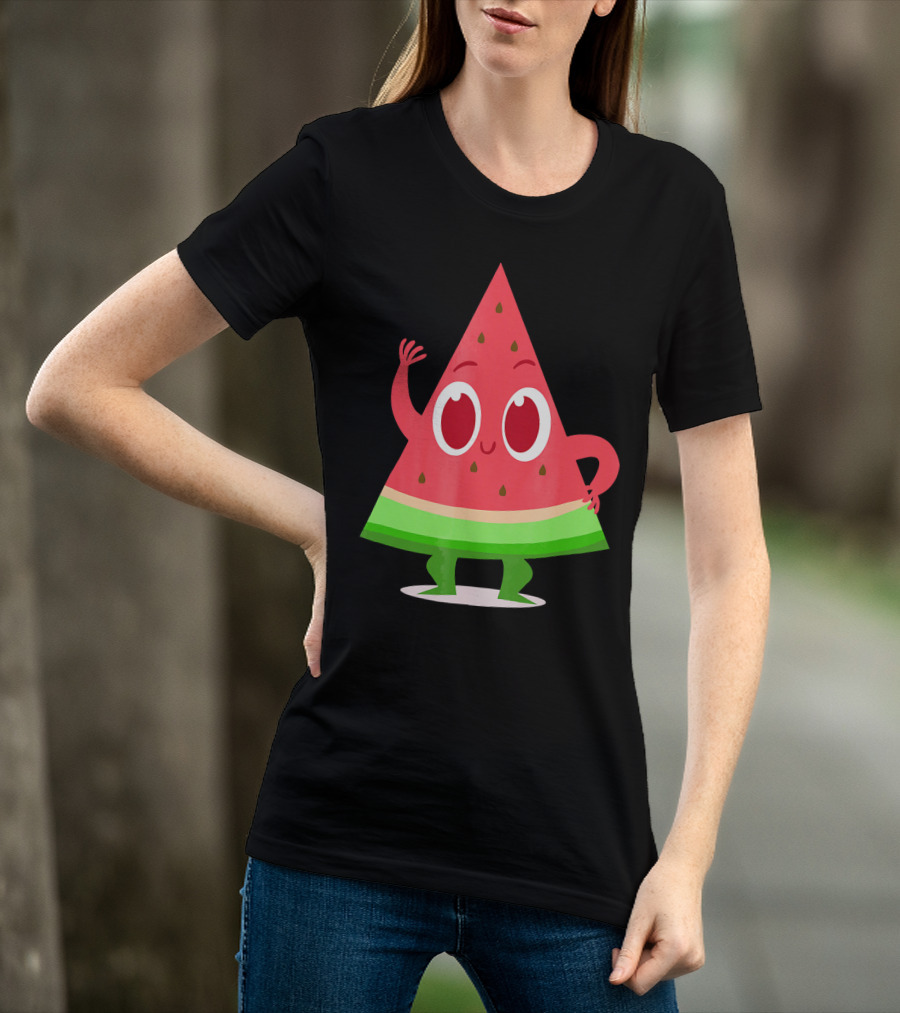 Cheerful Watermelon Dance Summer Fun T-Shirt