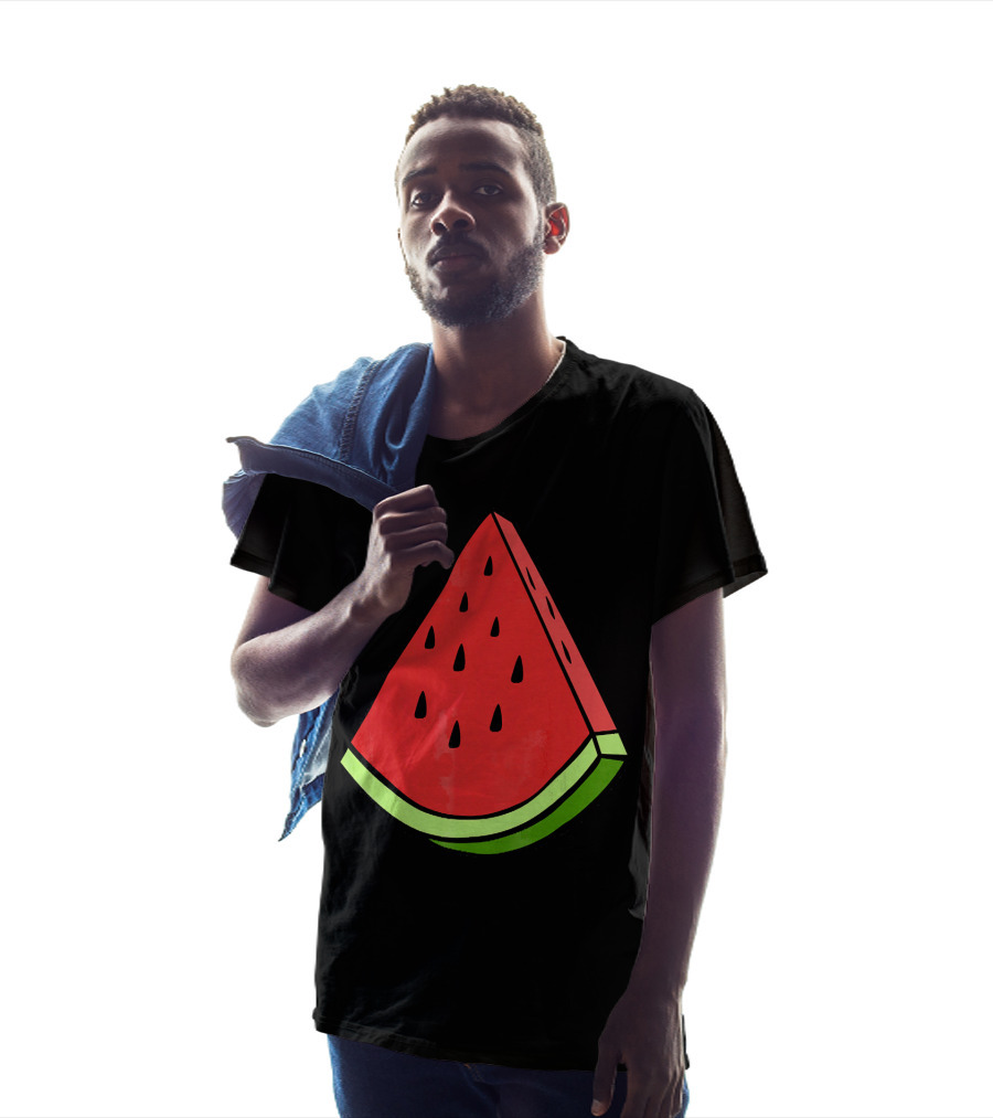 Watermelon Slice Red Green Wedge T-Shirt