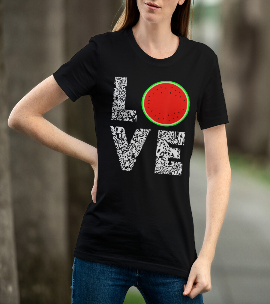 LOVE Watermelon Love Tropical Melon Summer T-Shirt