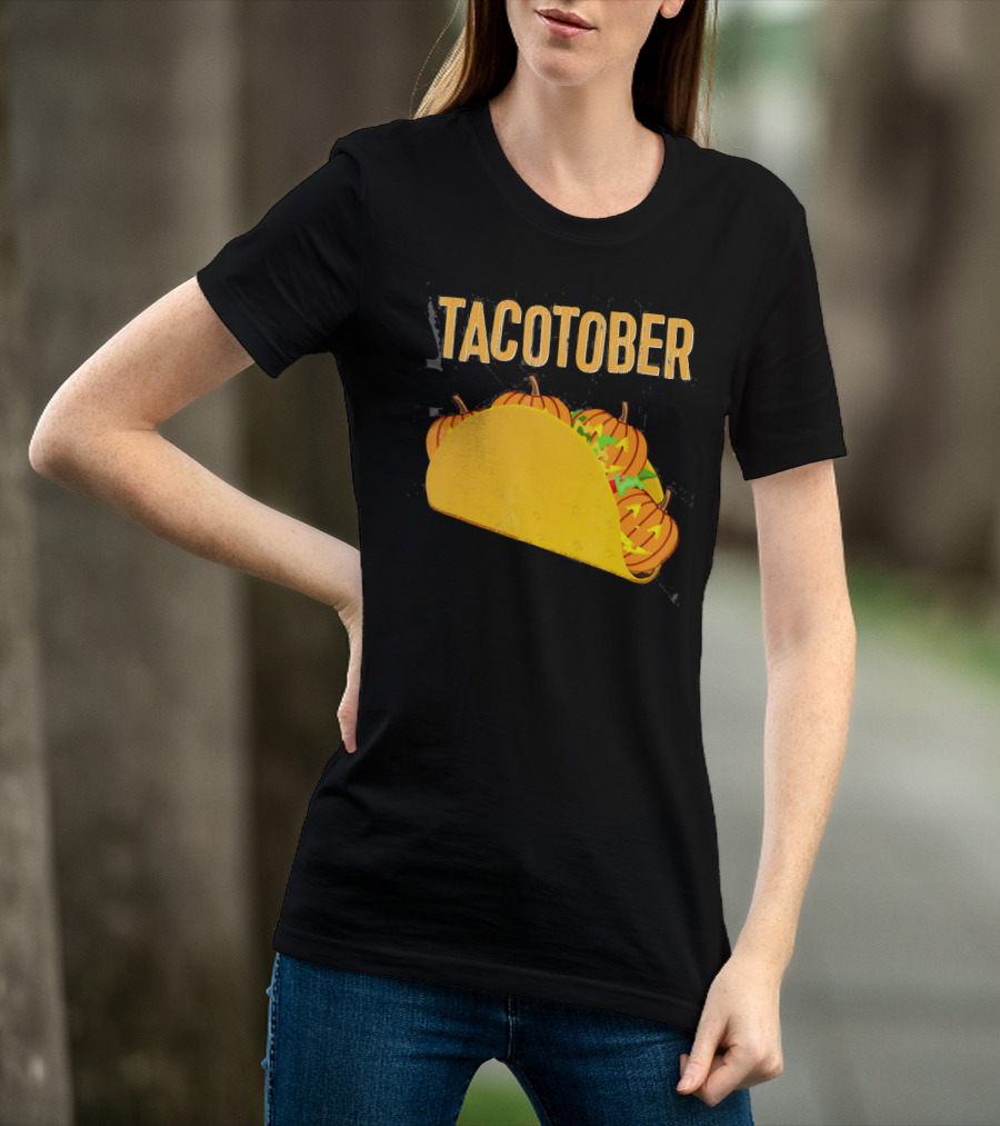 Tacotober Halloween Pumpkin Taco T-Shirt