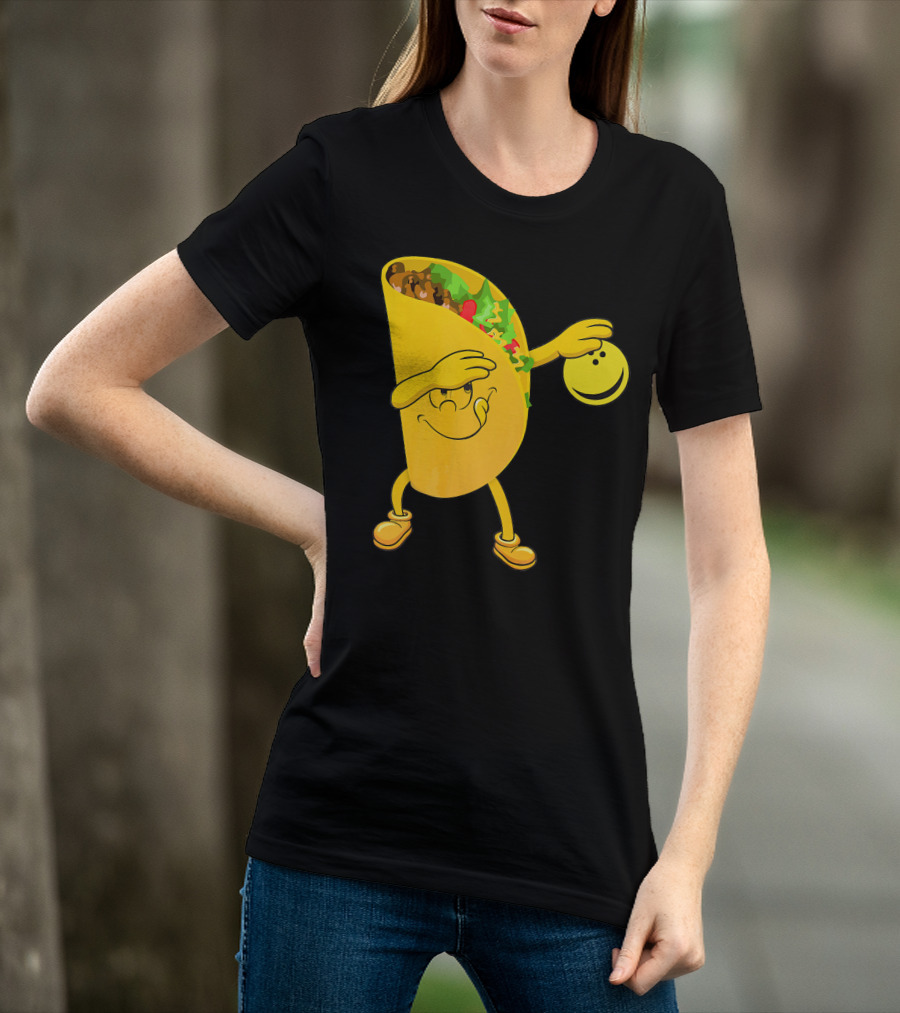 Dabbing Tacos Dab Bowling Happy Bowling Taco T-Shirt
