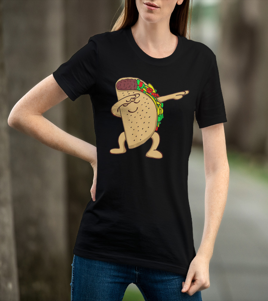 Funny Dabbing Taco Dance Pose T-Shirt