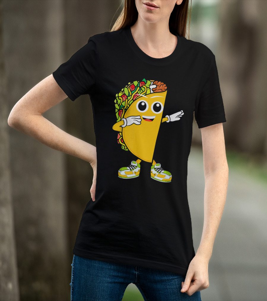 Dabbing Taco Dance Fun Celebrate Fiesta T-Shirt