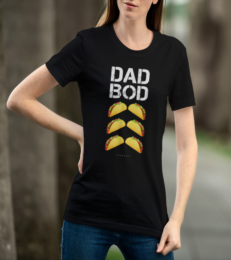 Dad Bod Taco Six Pack Funny Mens Lumowell T-Shirt
