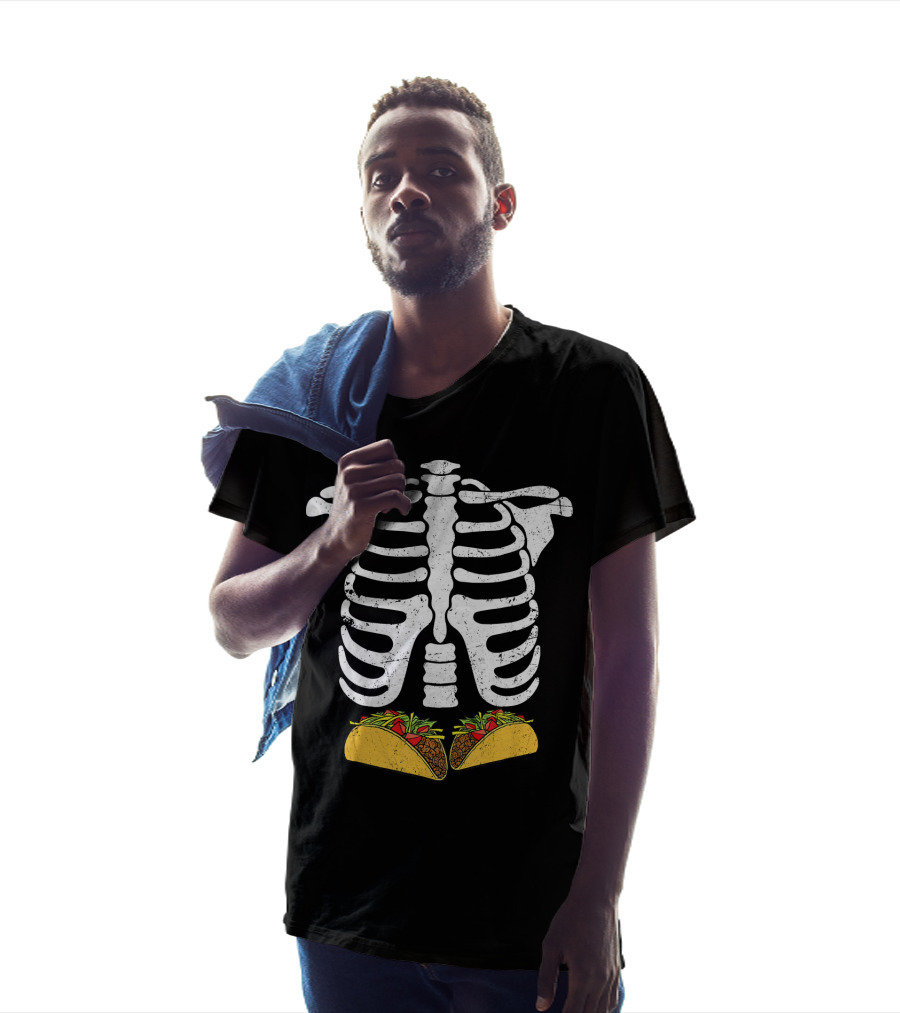 Skeleton Rib Cage Taco Xray T-Shirt