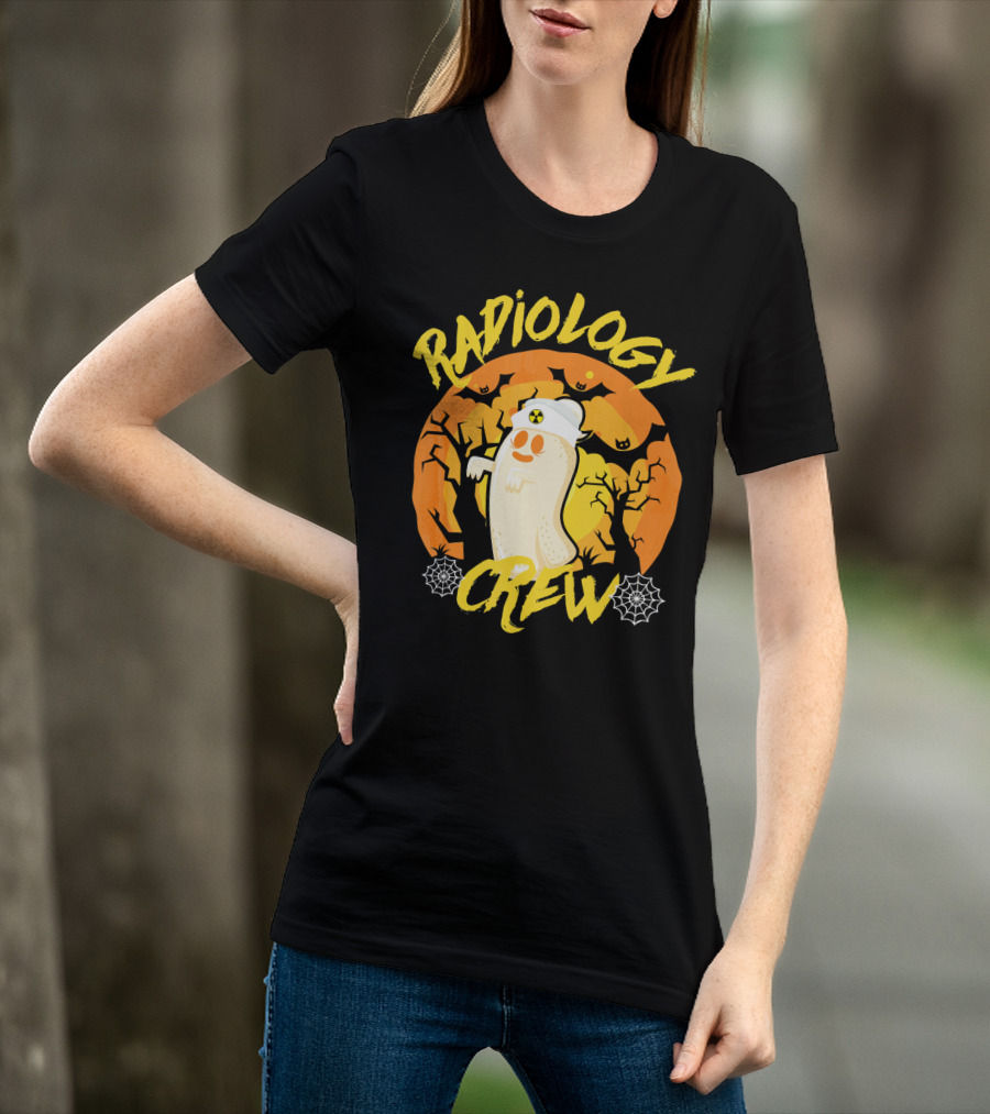 Radiology Crew Halloween Ghost X-Ray Tech T-Shirt