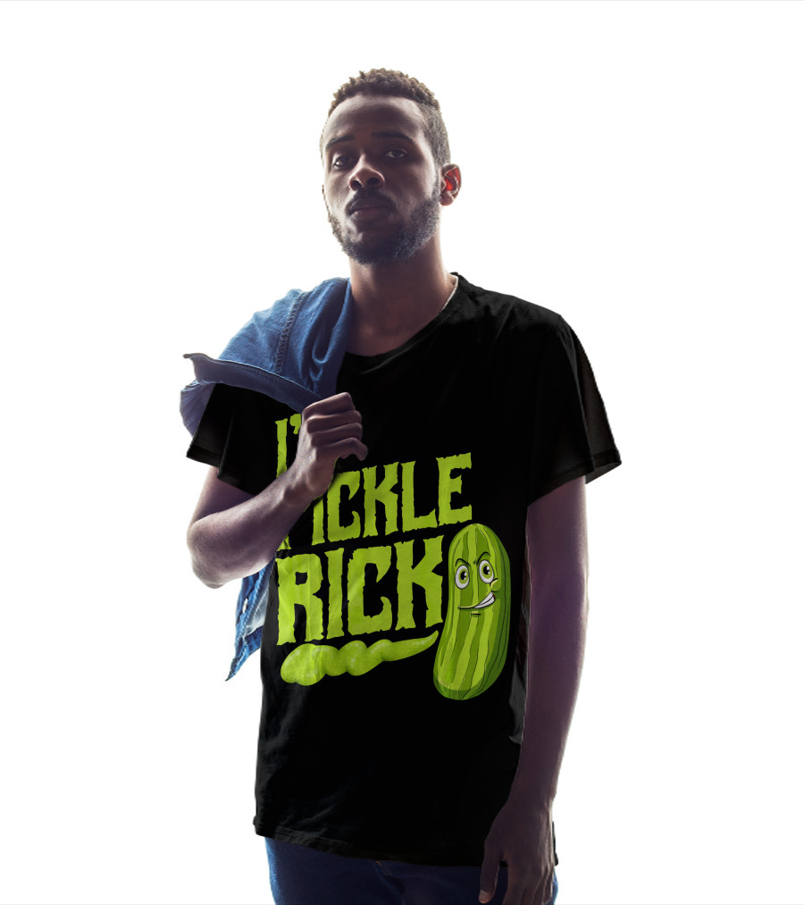 I'M PICKLE RICK Green Pickle Face T-Shirt