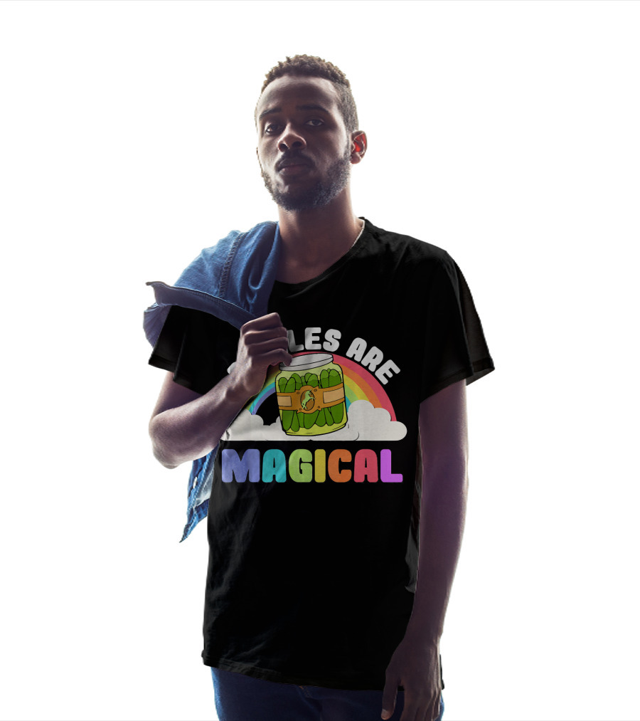 Rainbow Pickles Are Magical Clouds T-Shirt