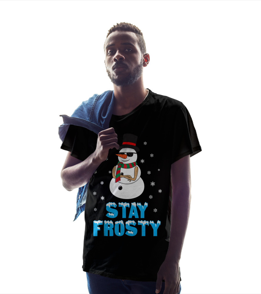 Stay Frosty Snowman Cool Winter T-Shirt
