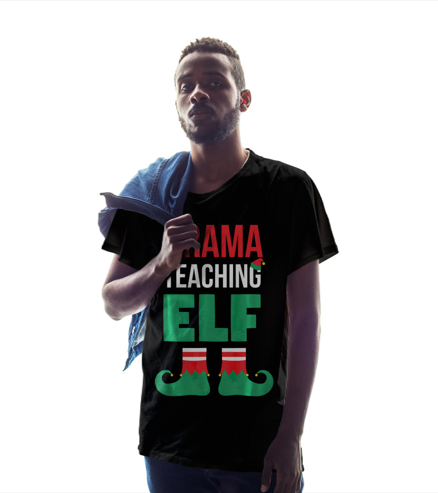 Drama Teaching ELF Christmas Drama Teacher Costume T-Shirt